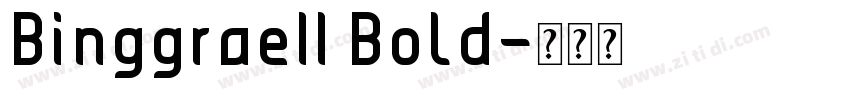 BinggraeII Bold字体转换